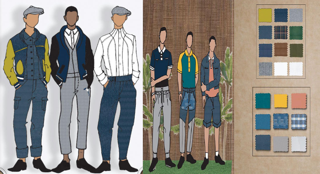 Tristan Holt menswear sketches