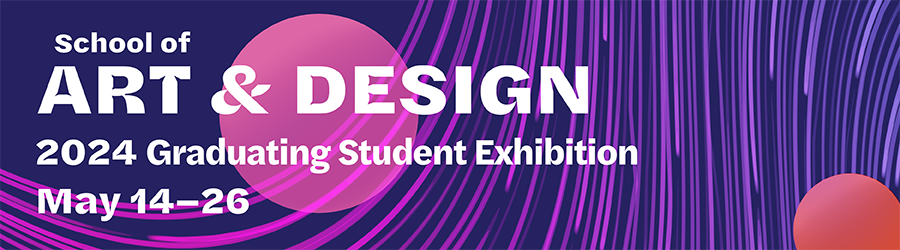 Graduating Student Exhibition 2024 branding