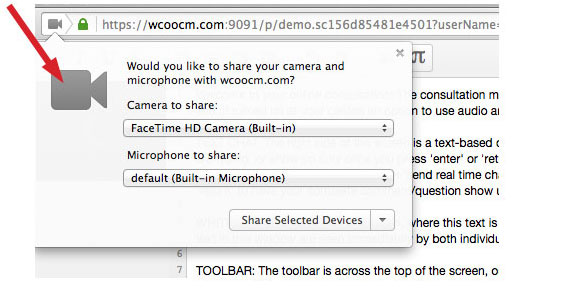 Camera and MIc on indicater