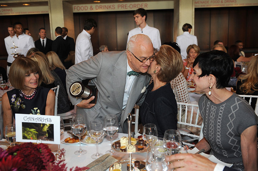 Anna Wintour, Manolo Blahnik, Carolina Herrera and Amy Fine Collins