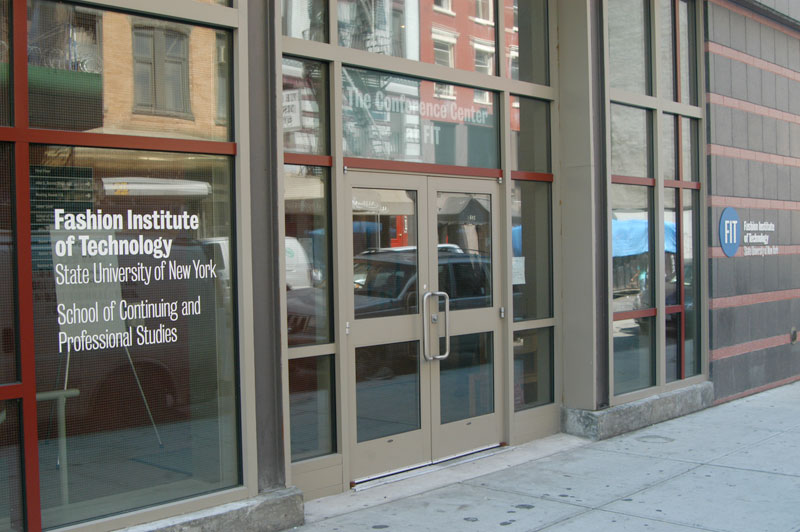 front doors of the conference center