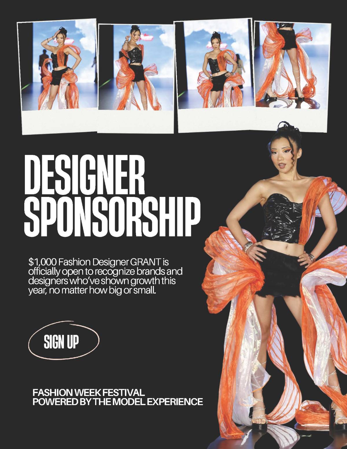 Fashion Designer Scholarship Fund Poster