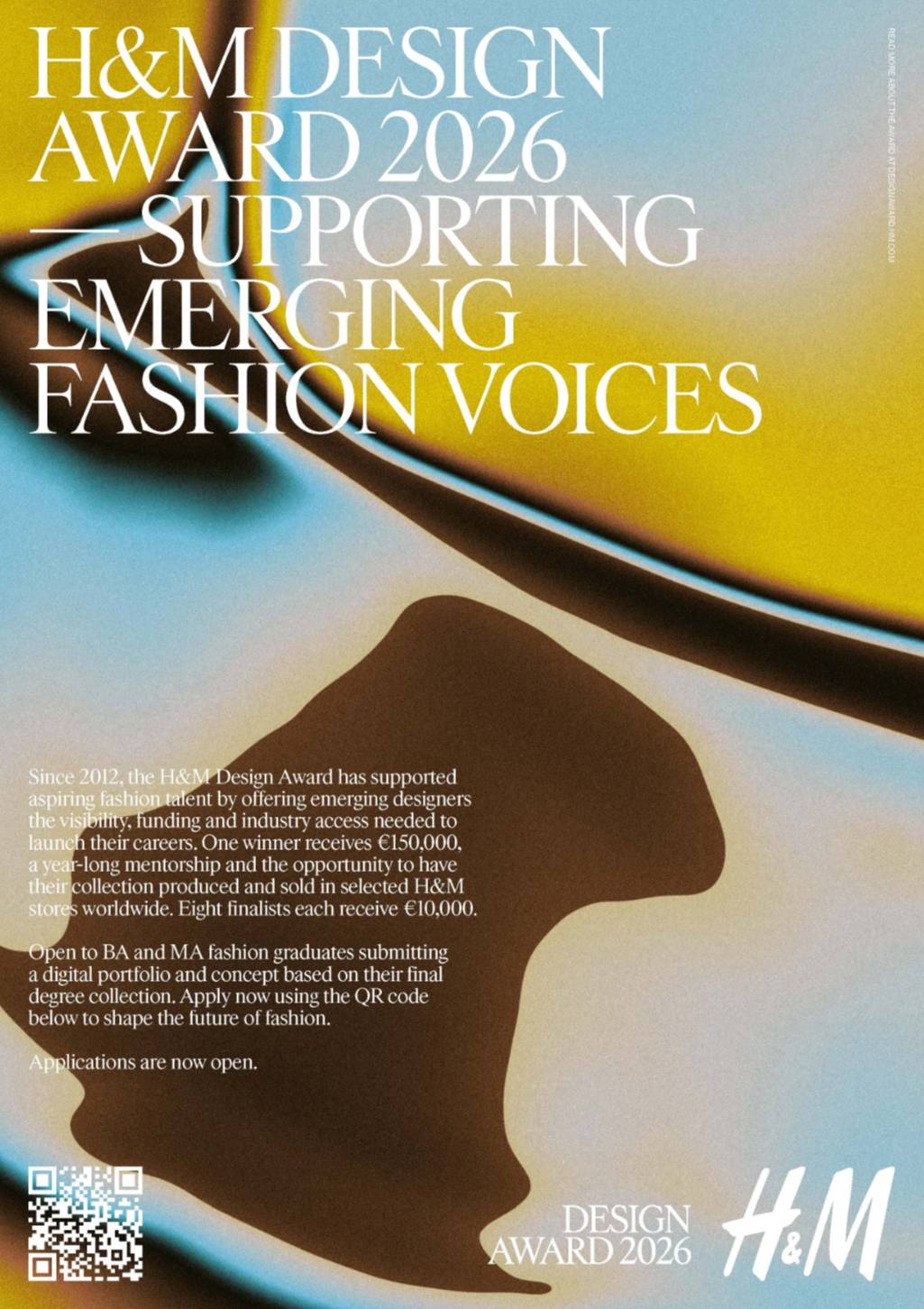 H&M Design Award Invitation Information Contest Poster