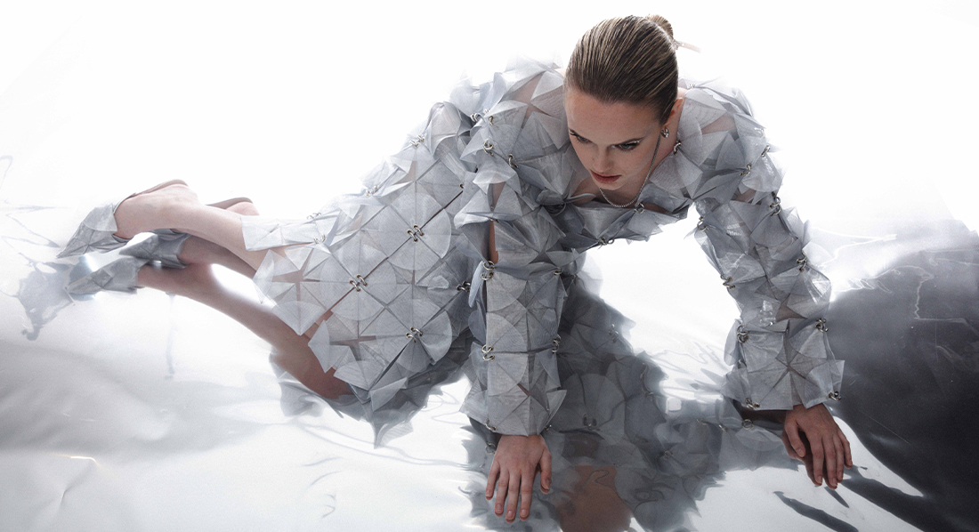 Design by Zining Ye, winner of 2023 Global Design Graduate Show in the category of Fashion, Accessories and Textiles