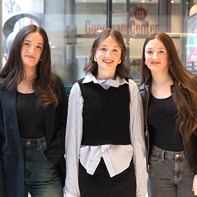 Triplets Grace, Kacie, and Madison Lacadie, Fashion Business Management ’27