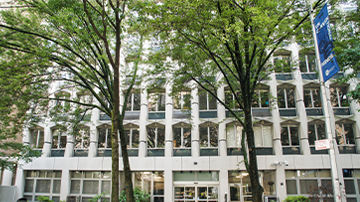 Alumni Hall residential dorm building