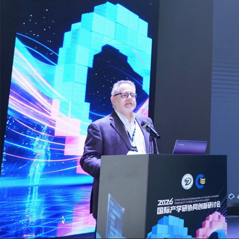 Joseph Altieri, adjunct instructor in Production Management, presented at the 2026 International Symposium on Industry-University-Research Collaborative Innovation