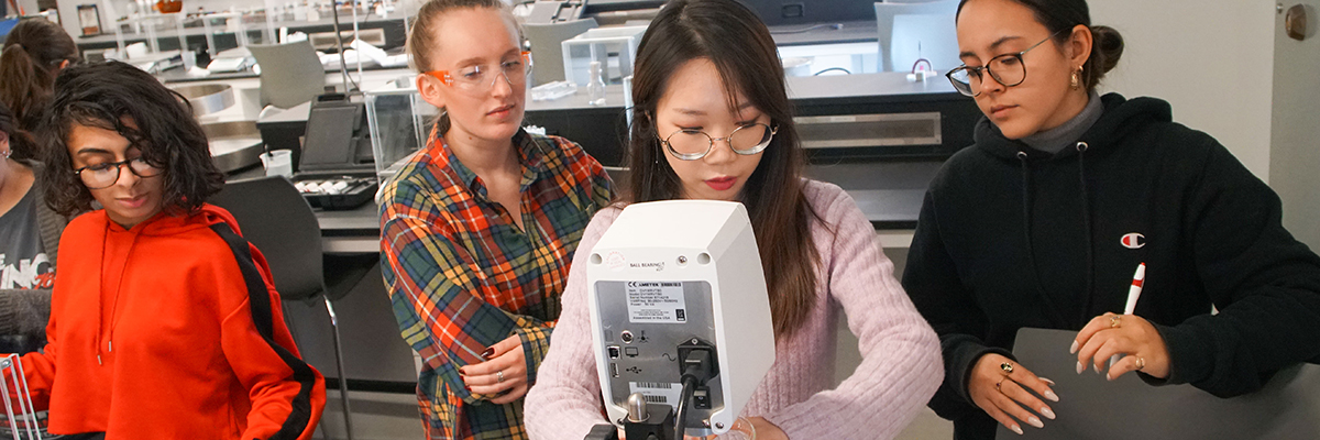 students in CFMM lab at FIT