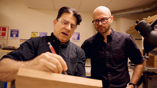 FIT faculty working together during the sustainability conference