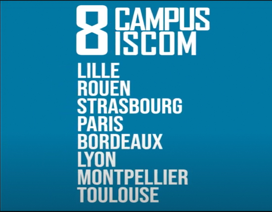 Video still listing countries where ISCOM and AMC ( GMC) programs take place.