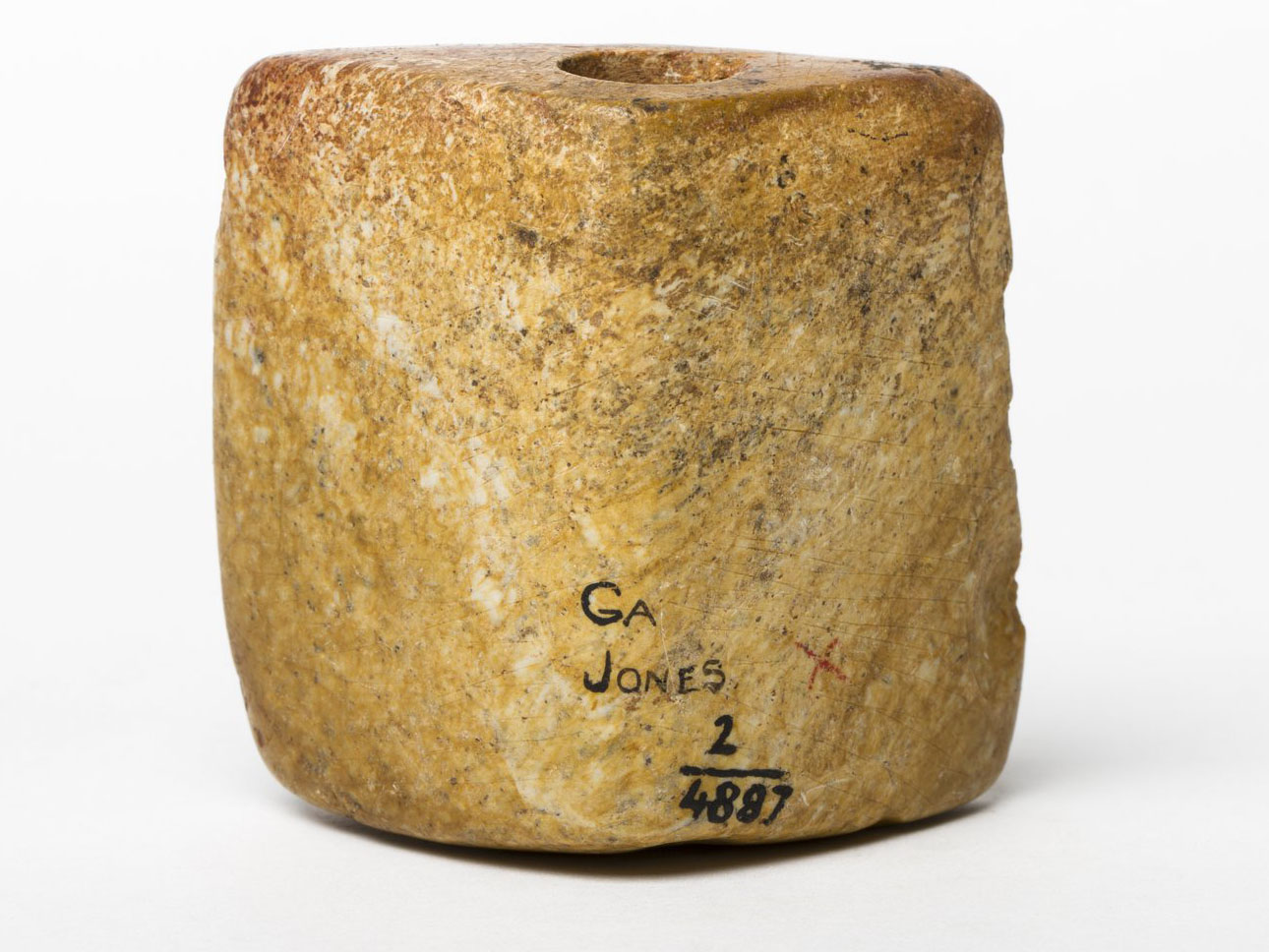 Bannerstone 2/4887 from the collections of the American Museum of Natural History bannerstone