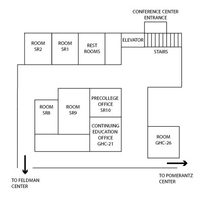 Map to seminar rooms