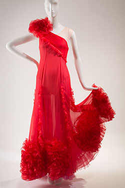 long red dress