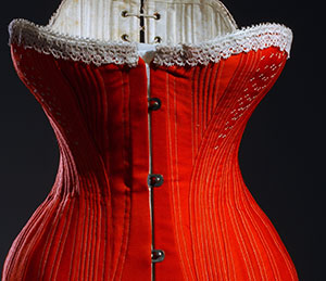 red corset