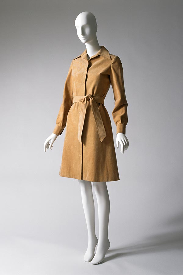 Halston, shirt dress